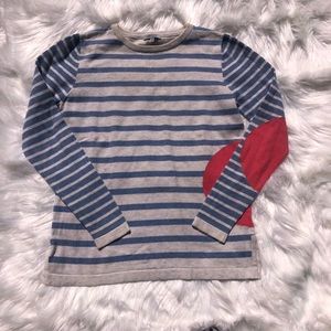 Lisa Todd Gray Stripe Dot Sweater Neiman Marcus